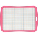 Ardoise effaçable à sec uni/seyès 20x28cm