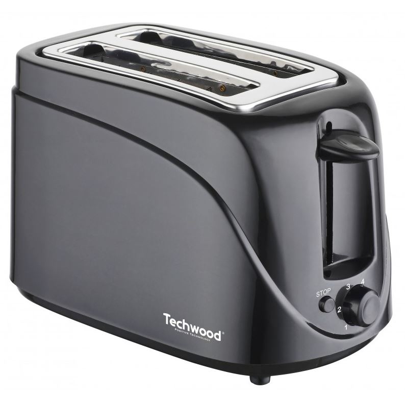 Techwood TGP-106 grille-pain 2 part(s) 700 W Noir