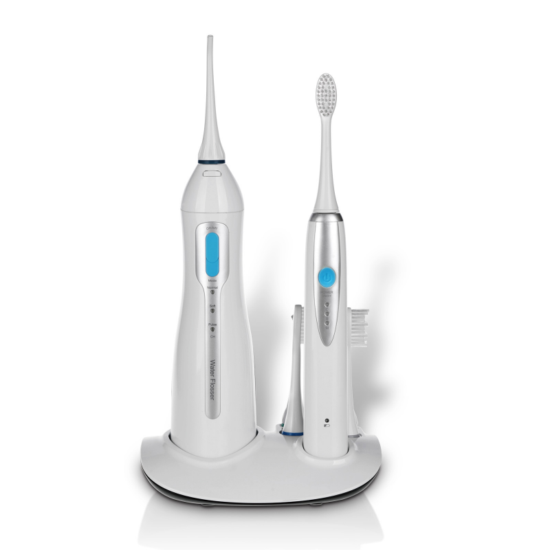 TECHWOOD kit Hydropulseur + Brosse à Dent Regargeables