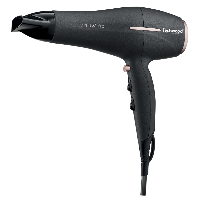 TECHWOOD Sèche Cheveux Pro 2200W Bronze /Noir