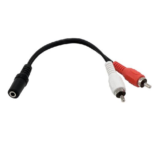 MCL Adaptat Jack 3.5 F/ 2 X RCA M