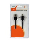 MCL MC923-1C/MULTIZ-1M câble USB USB 2.0 USB A USB C/Micro-USB B/Lightning Noir
