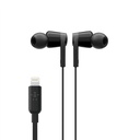Belkin Rockstar Casques Avec fil Ecouteurs Appels/Musique Noir