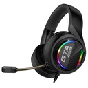 ADVANCE GTA 250 RGB Casque Avec fil Arceau Jouer USB Type-A Socle de chargement Noir