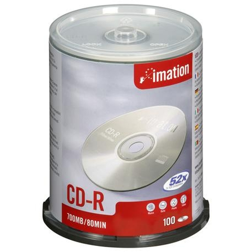 Imation CD-R 80min 700Mb Thermal Printable (100) 700 Mo 52x 100 pièce(s)