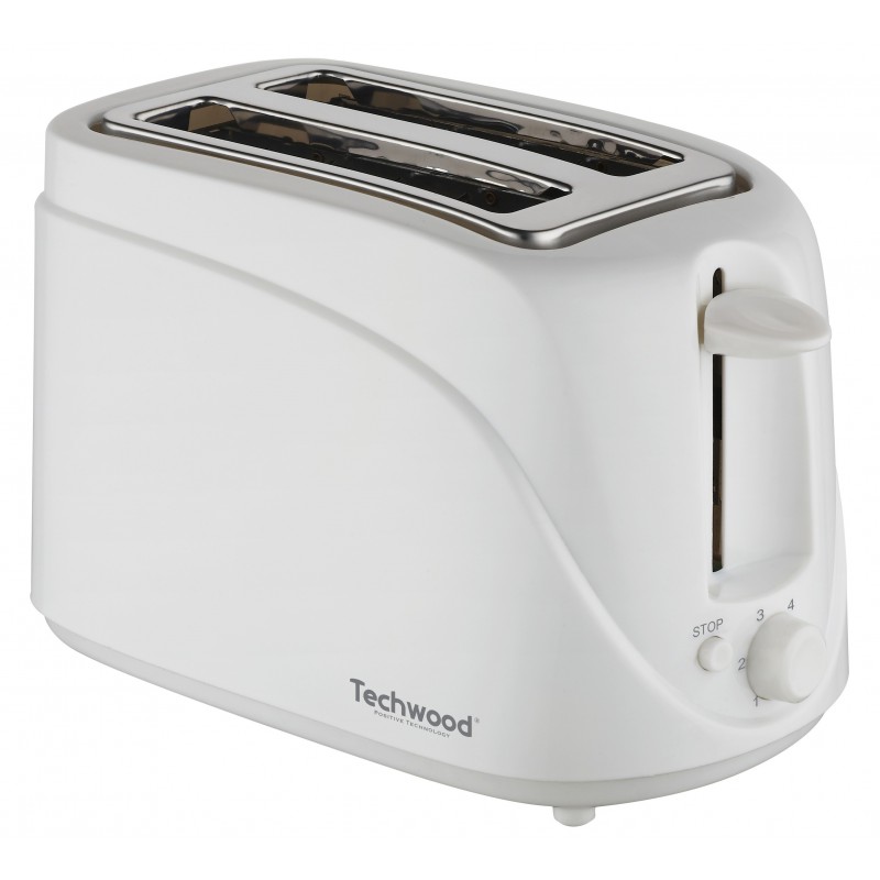 Techwood TGP-202 grille-pain 2 part(s) 700 W Blanc