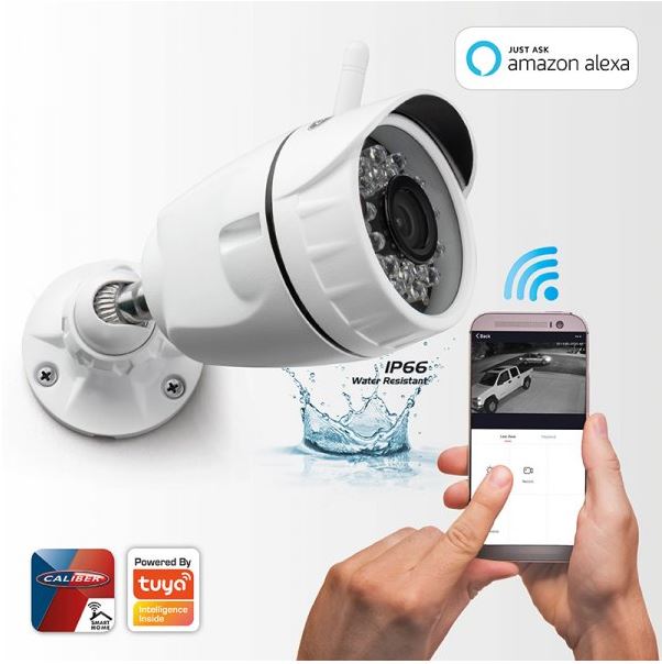 Caliber HWC401 caméra de sécurité Cosse Caméra de sécurité IP Extérieure 1920 x 1080 pixels Plafond/Mur/Bureau