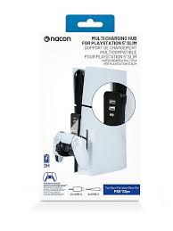 NACON CHARGER DUALSENSE pour PS5 SLIM + USB HUB