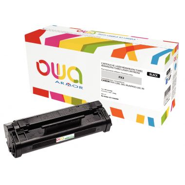 Cartouche laser compatible à la marque Canon FX3 noir