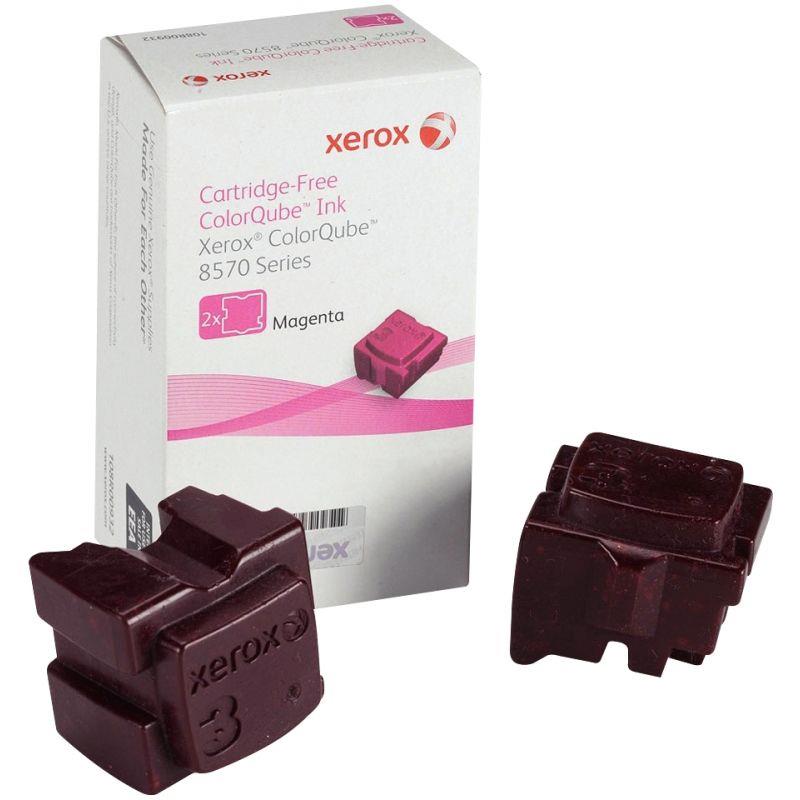 Xerox 108R00932 pack de 2 bâtonnets d'encre solide magenta  authentique