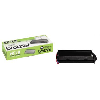 Kit cartouche PC 70 noire à la marque pour Fax BROTHER.