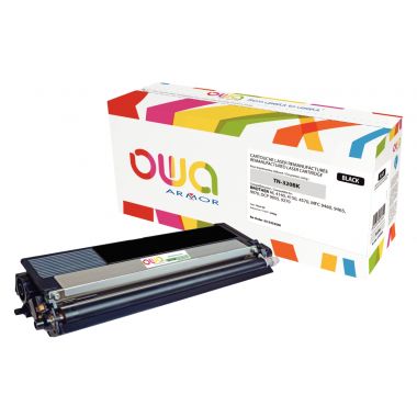 Toner laser compatible à la marque Brother TN320BK noir