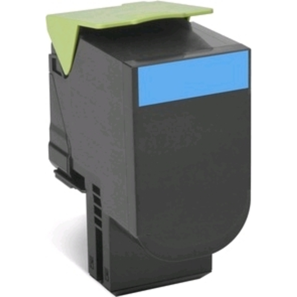 Lexmark 80C2XCE Cartouche de toner 1 pièce(s) Original Cyan