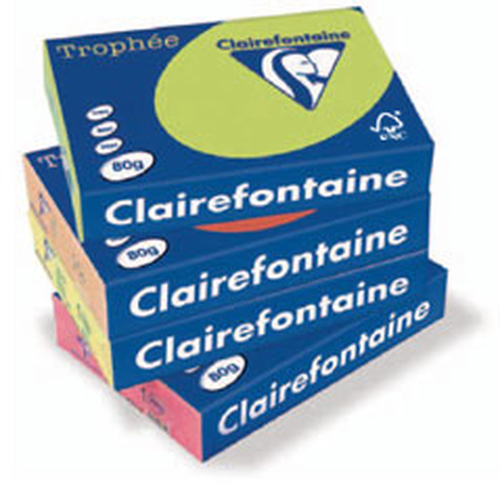Ramette de 500 feuilles format A4 80g bleu turquoise CLAIREFONTAINE