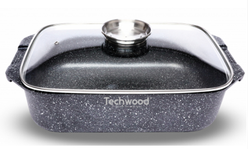 Techwood TP-34RO plat de cuisson Rectangulaire Aluminium Plat à cuisson