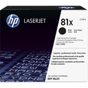 HP 81X toner LaserJet noir authentique grande capacité