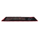 Spirit of Gamer Skull Spirit XXL Tapis de souris de jeu Noir, Rouge