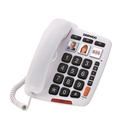 Daewoo DTC-760 Téléphone analogique Blanc