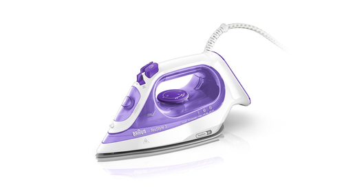 Braun TexStyle 3 SI3042VI Fer à vapeur Semelle en céramique 2350 W Violet, Argent, Blanc