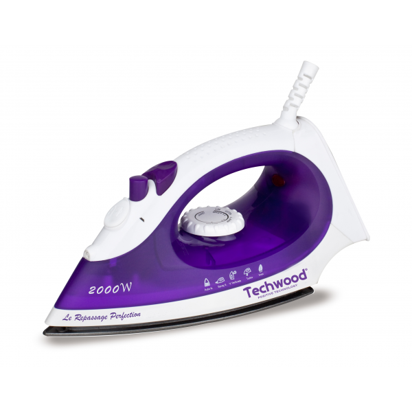 TECHWOOD Fer Vapeur Violet/Blanc 