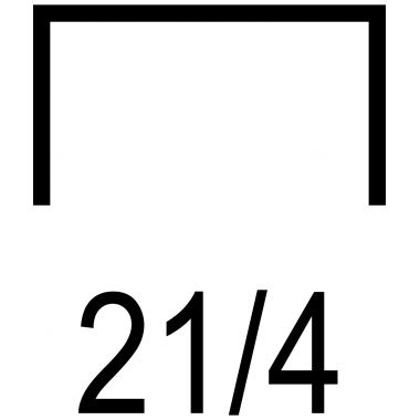 Boite de 1 000 agrafes Zénith 130E - 6/4