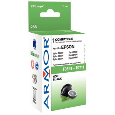 Cartouche d'encre compatible à la marque Epson T071/089 noir