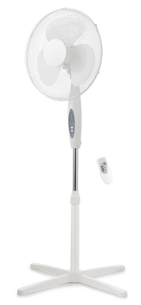 WHITE PEARL Ventilateur sur pied - télécommande