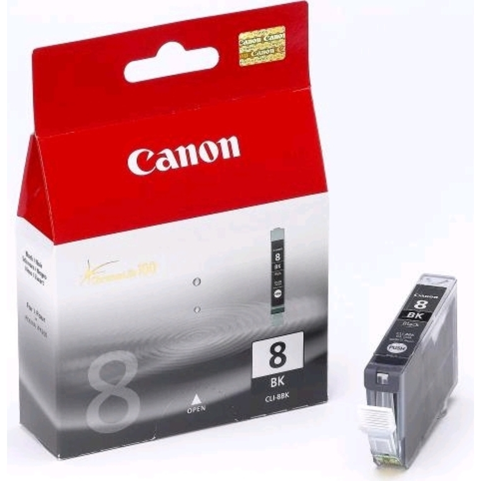 Canon CLI-8 BK w/Sec cartouche d'encre 1 pièce(s) Original Noir