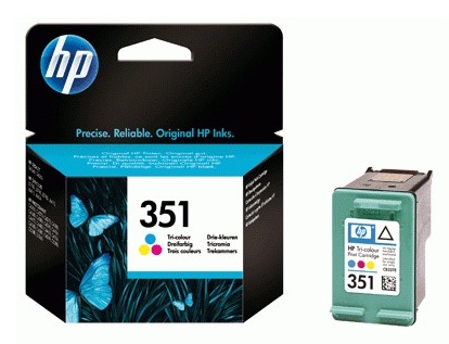 HP 351 cartouche d'encre trois couleurs authentique
