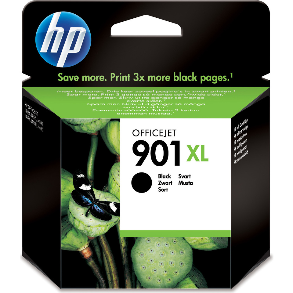 HP 901XL cartouche d'encre noir grande capacité authentique