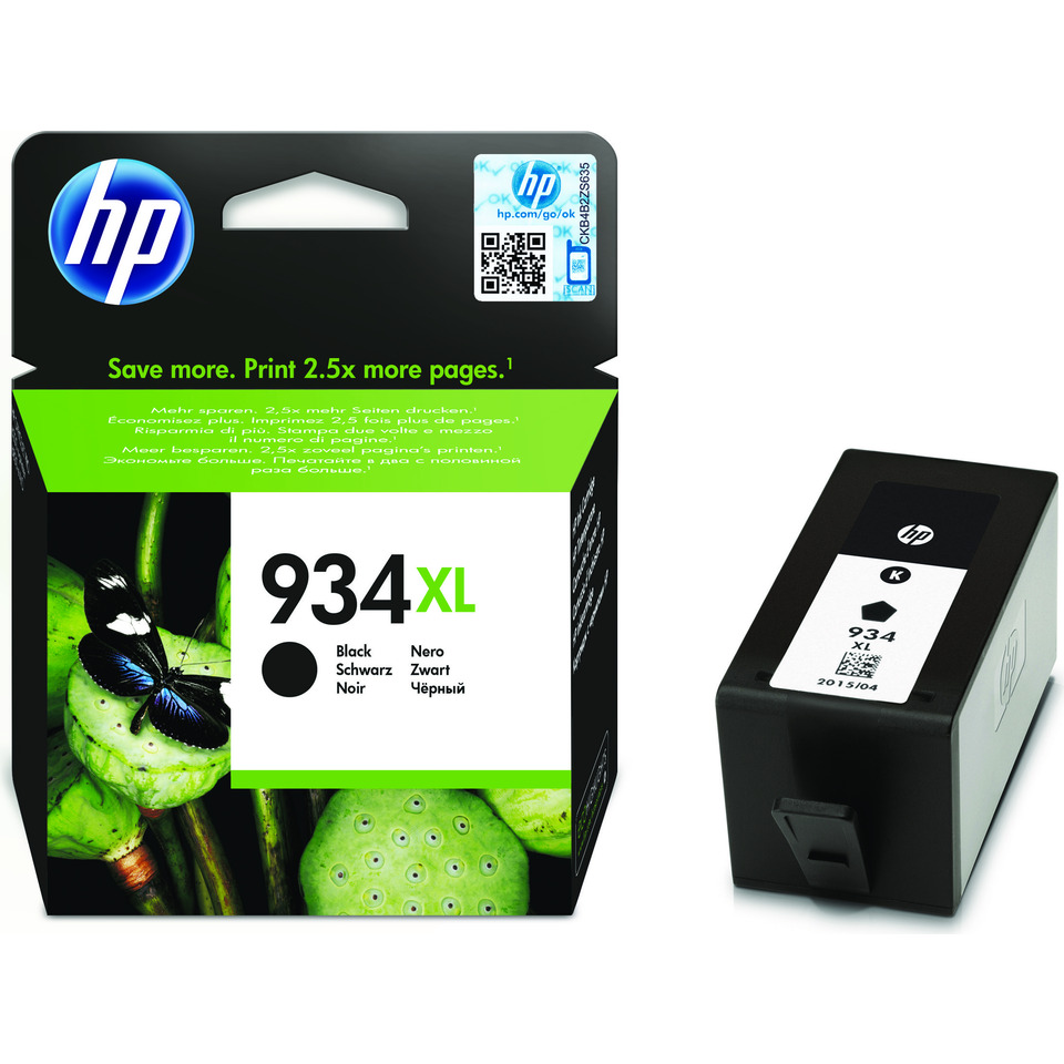 HP 934XL cartouche d'encre noire grande capacité authentique