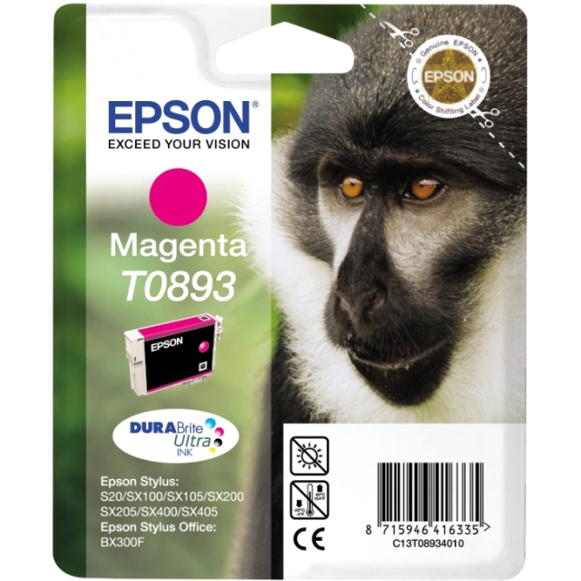Epson Monkey Cartouche "Singe" - Encre DURABrite Ultra M