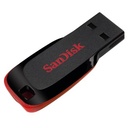 SanDisk Cruzer Blade lecteur USB flash 64 Go USB Type-A 2.0 Noir, Rouge