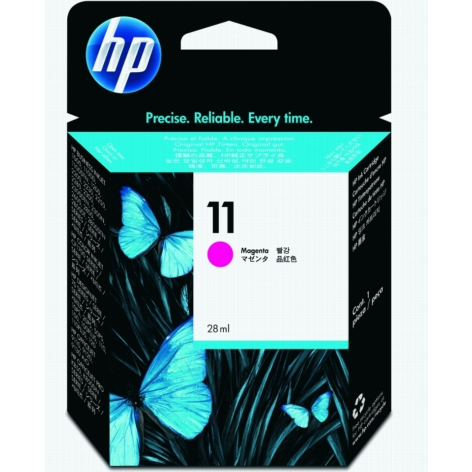 HP 11 cartouche d'encre magenta authentique