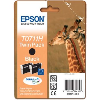 Epson Giraffe Double pack "Girafe" (T0711H) - Encre DURABrite Ultra N (HC)