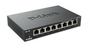 D-Link DGS-108 Non-géré L2 Gigabit Ethernet (10/100/1000) Noir
