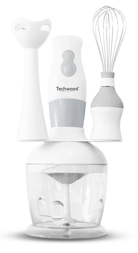 Techwood TMS-8130 blender 0,75 L Mélangeur par immersion 300 W Blanc
