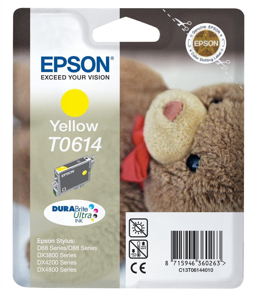 Epson Teddybear Cartouche "Ourson" - Encre DURABrite Ultra J