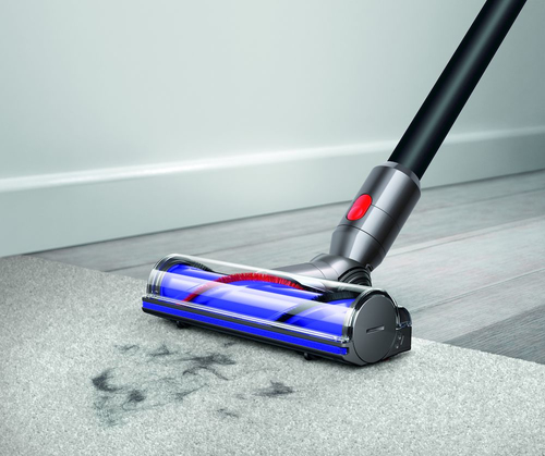 Dyson V8 Total Clean Aspirateur-balai 2 en 1 Batterie Sec Sans sac Bleu, Argent