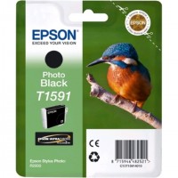 Epson Cartouche "Martin-pêcheur" - Encre UltraChrome Hi-Gloss2 Noir Photo