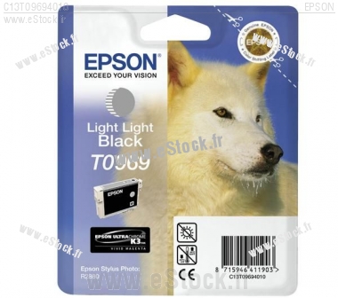 Epson Husky Cartouche "Loup" - Encre UltraChrome K3 VM Gris clair