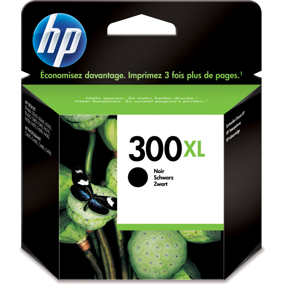 HP 300XL cartouche d'encre noir grande capacité authentique