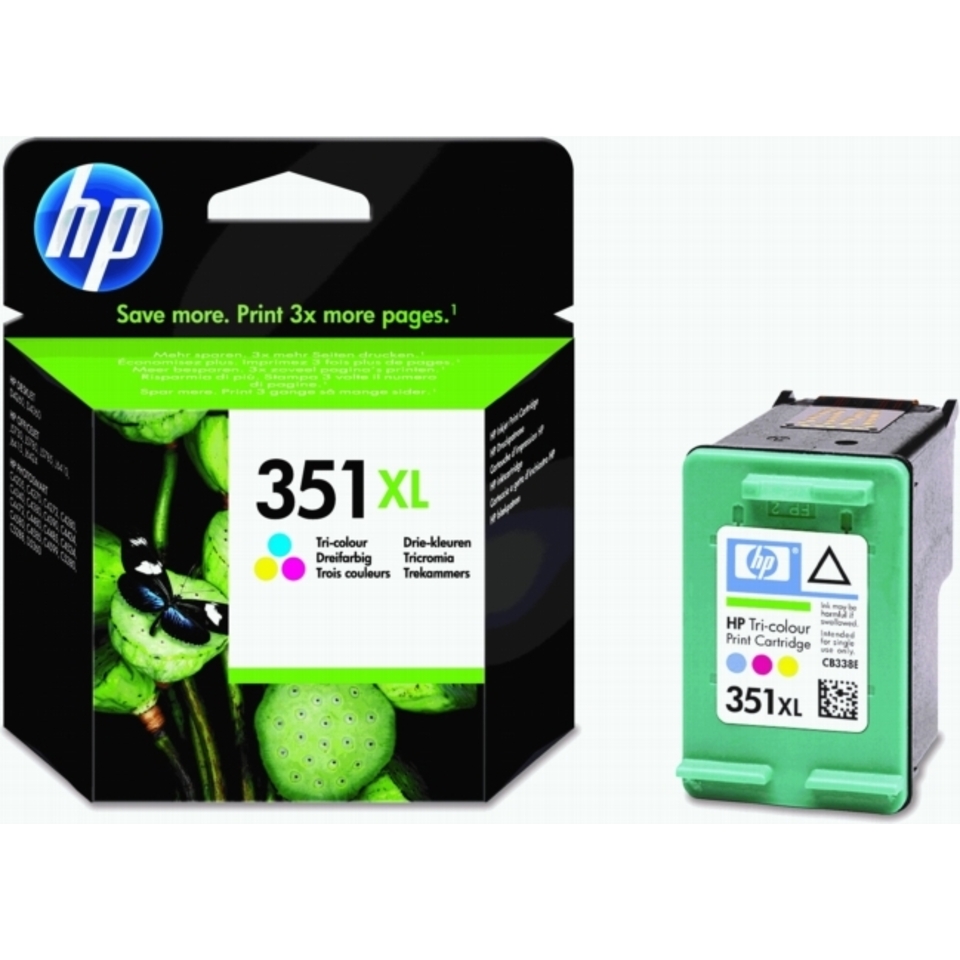 HP 351XL cartouche d'encre trois couleurs grande capacité authentique