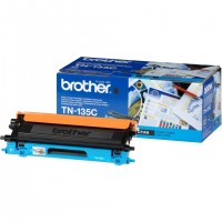 Brother TN-135C - Cartouche de toner originale à haut rendement – Cyan