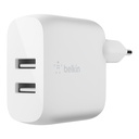 Belkin WCD001VF1MWH chargeur d'appareils mobiles Universel Blanc Secteur Intérieure