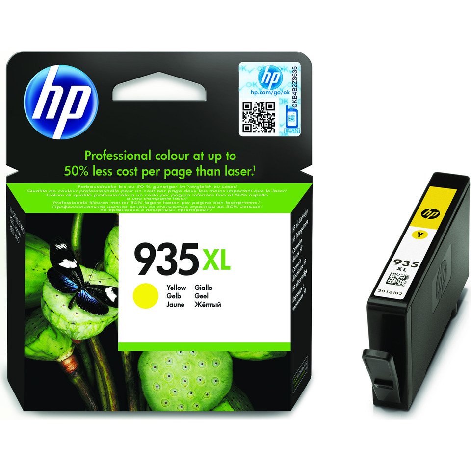 HP 935XL cartouche d'encre jaune authentique grande capacité