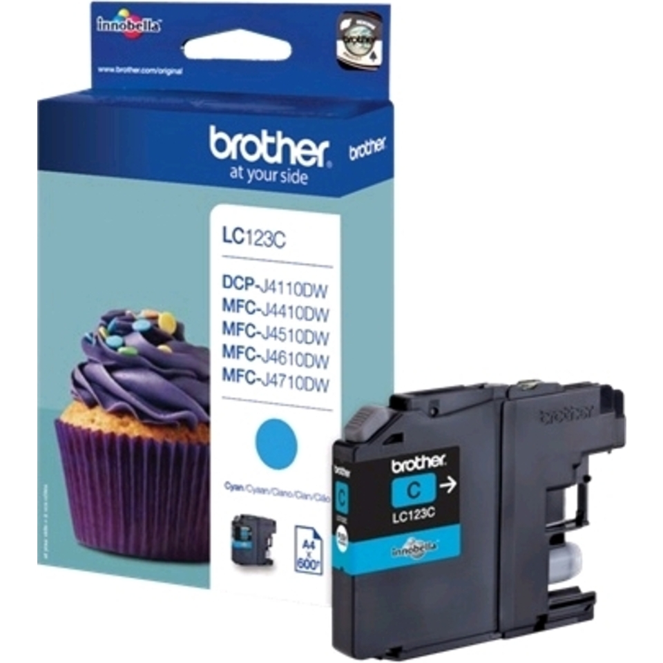 Brother LC123CBP cartouche d'encre 1 pièce(s) Original Cyan