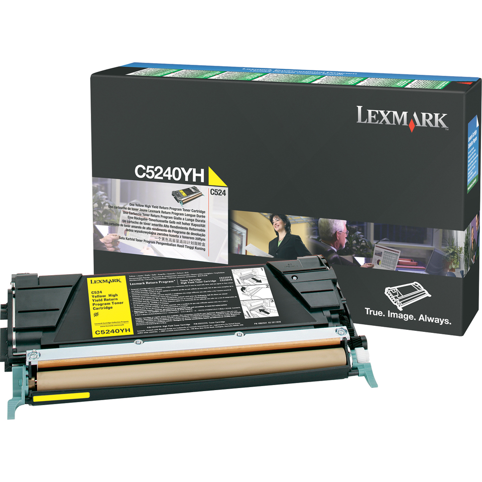 Lexmark C5240YH Cartouche de toner Original Cyan, Jaune