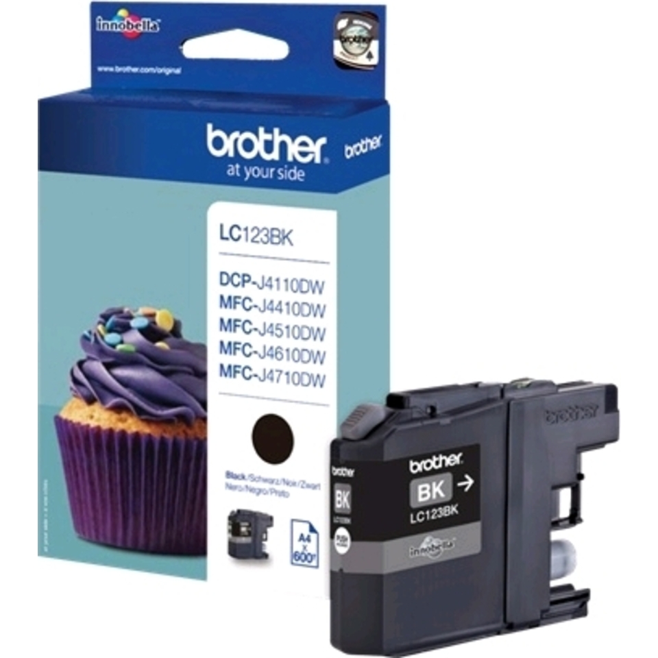 Brother LC123BKBP cartouche d'encre 1 pièce(s) Original Noir