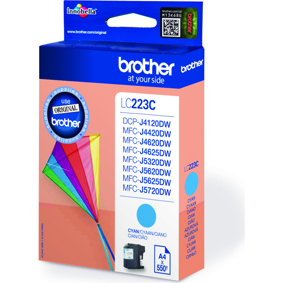 Brother LC-223C cartouche d'encre 1 pièce(s) Original Cyan